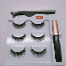 3 Pairs Of Magnetic Eyeliner Liquid False Lashes. Magnetic Adhesive False Lashes. Magnetic Clasp Eyelashes. Magnetic Eyelashes. (Type: M05)